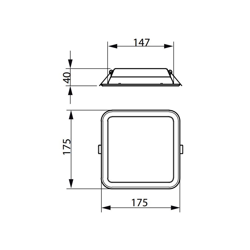 Philips - LED Recessed light LEDINAIRE SLIM LED/10,5W/230V