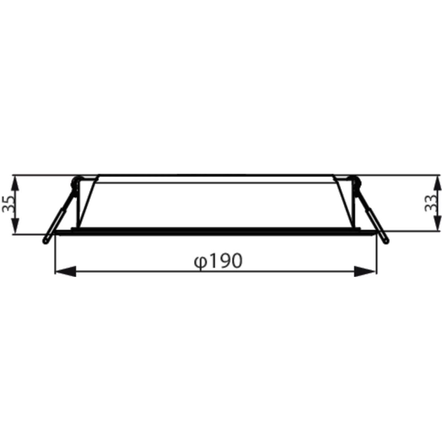 Philips - LED Recessed light MESON LED/20W/230V 4000K