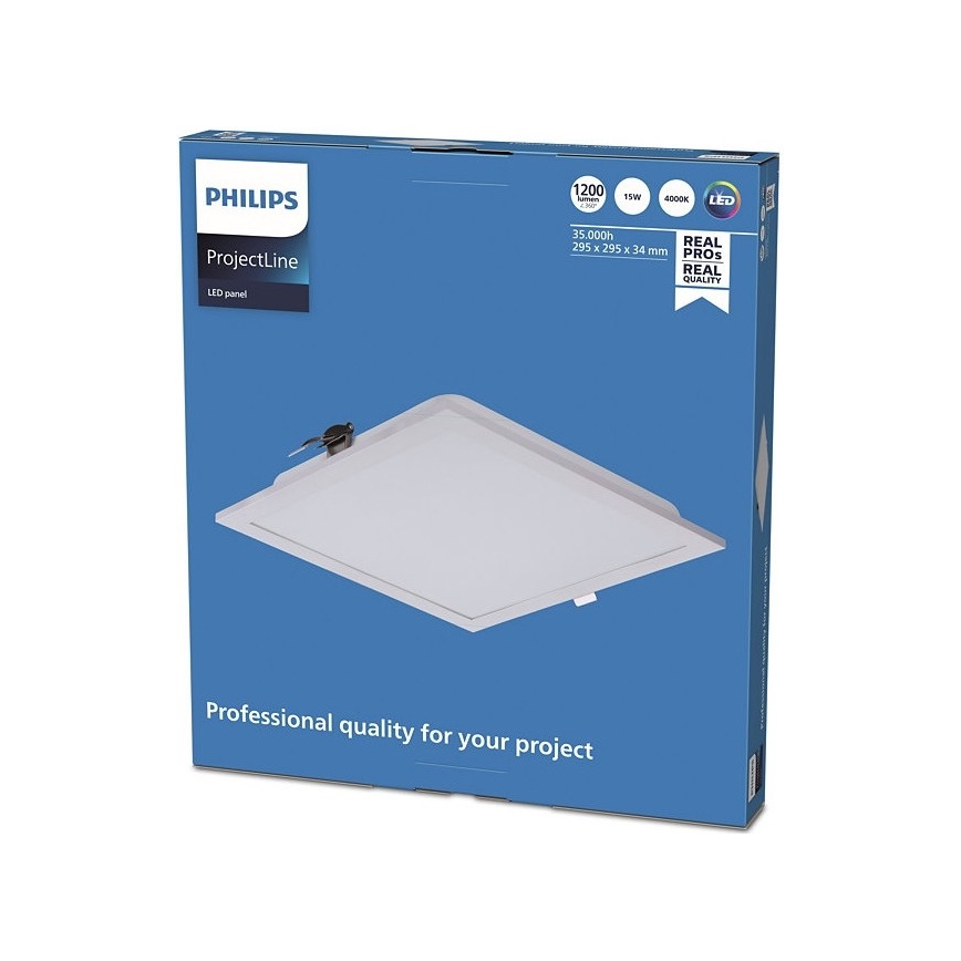 Philips - LED Recessed light PROJECTLINE LED/15W/230V 29,5x29,5 cm