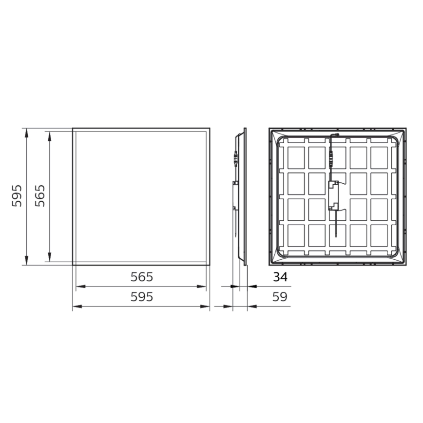 Philips - LED Recessed panel LEDINAIRE LED/34W/230V 60x60 cm 4000K UGR19 IP40