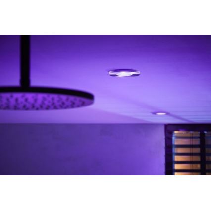 Philips - LED RGB Dimmable bathroom light Hue XAMENTO 1xGU10/5,7W/230V IP44 2000-6500K