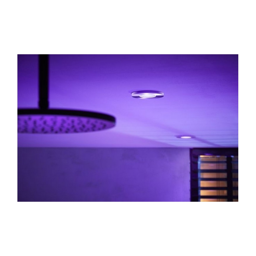 Philips - LED RGB Dimmable bathroom light Hue XAMENTO 1xGU10/5,7W/230V IP44 2000-6500K