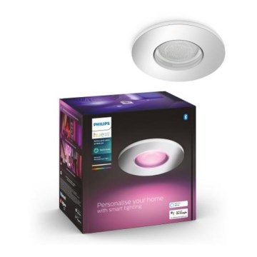 Philips - LED RGB Dimmable bathroom light Hue XAMENTO 1xGU10/5,7W/230V IP44 2000-6500K