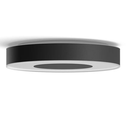 Philips - LED RGB Dimmable ceiling light Hue INFUSE LED/52,5W/230V 2000-6500K d. 425 mm black