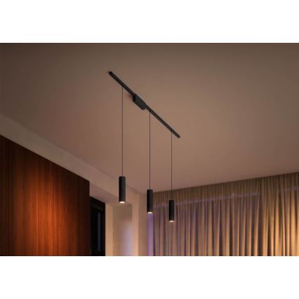 Philips - LED RGB Dimmable chandelier on a string for rail system Hue PERIFO LED RGB/5,2W/24V 2000-6500K