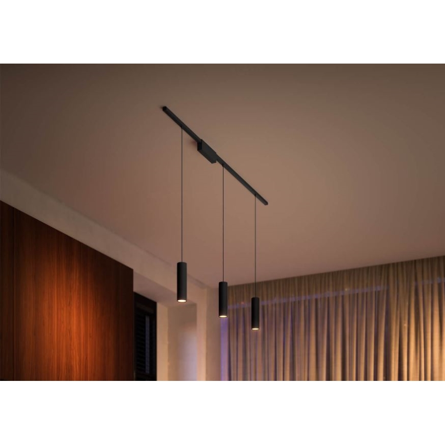 Philips - LED RGB Dimmable chandelier on a string for rail system Hue PERIFO LED RGB/5,2W/24V 2000-6500K