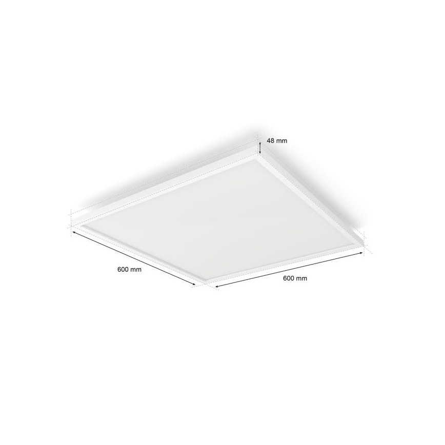 Philips - LED RGB Dimmable panel Hue White And Color Ambiance LED/60W/230V 2000-6500K