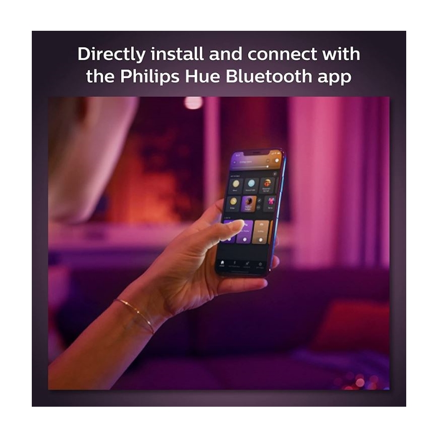 Philips - LED RGB Dimmable spotlight for rail system Hue PERIFO LED RGB/5,2W/24V 2000-6500K