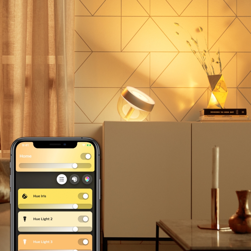 Philips - LED RGB Dimmable table lamp Hue IRIS LED/8,2W/230V 2000-6500K gold