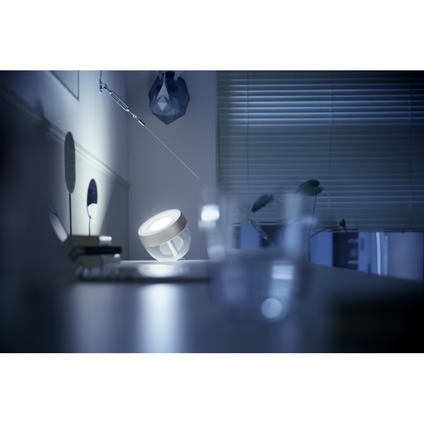 Philips - LED RGB Dimmable table lamp Hue IRIS LED/8,2W/230V 2000-6500K silver