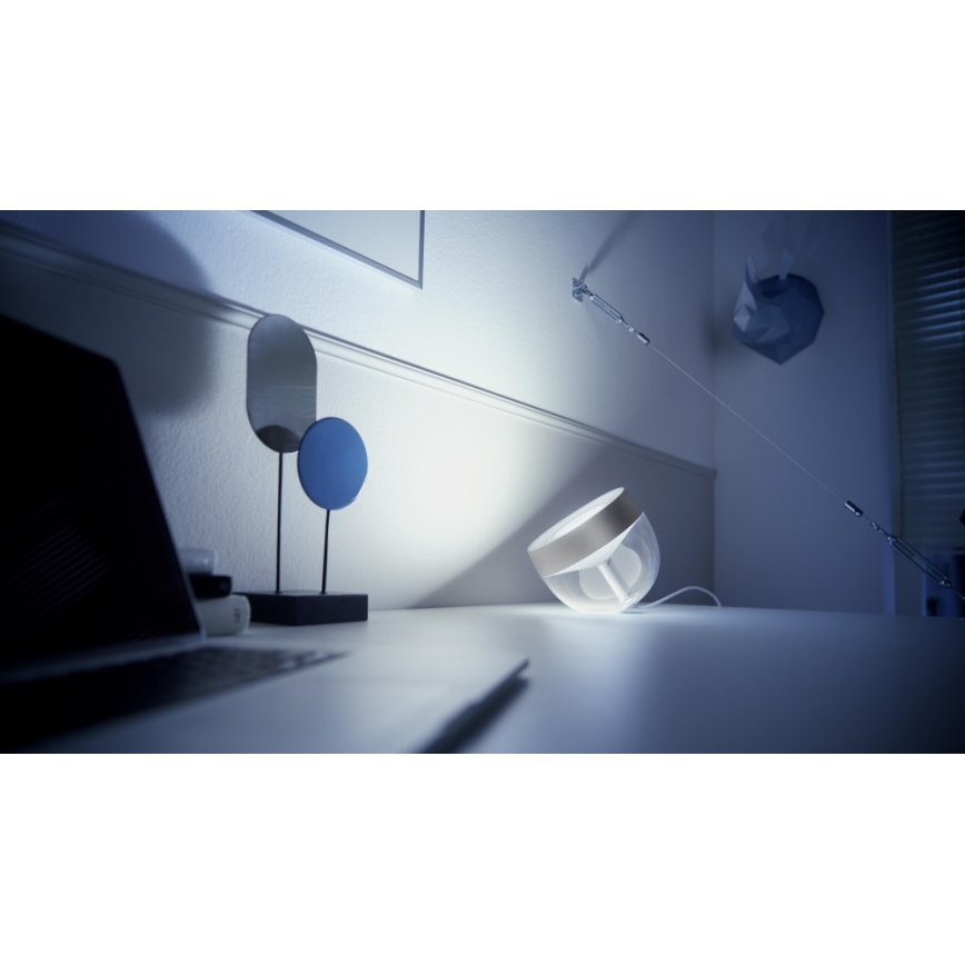 Philips - LED RGB Dimmable table lamp Hue IRIS LED/8,2W/230V 2000-6500K silver