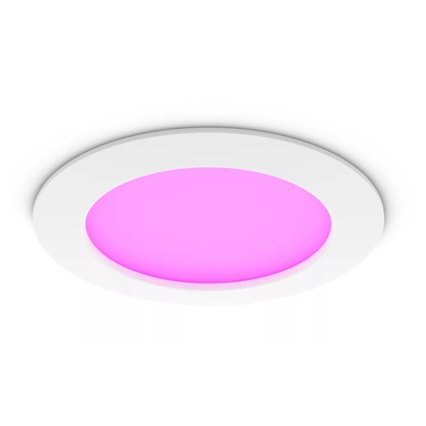 Philips - LED RGBW Dimmable bathroom recessed light Hue SLIM LED/12W/230V IP44 2200-6500K