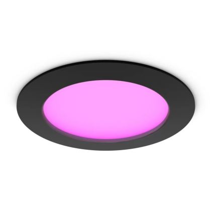Philips - LED RGBW Dimmable bathroom recessed light Hue SLIM LED/12W/230V IP44 2200-6500K
