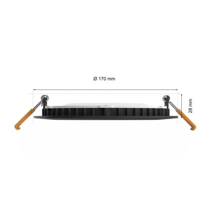 Philips - LED RGBW Dimmable bathroom recessed light Hue SLIM LED/12W/230V IP44 2200-6500K