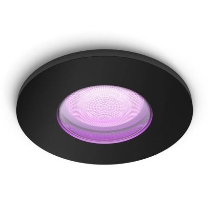 Philips - LED RGBW Dimmable bathroom recessed light Hue XAMENTO GU10/5,7W/230V IP44 2200-6500K
