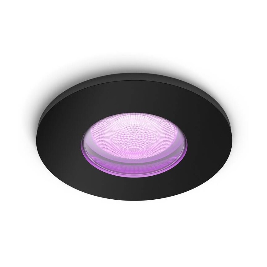 Philips - LED RGBW Dimmable bathroom recessed light Hue XAMENTO GU10/5,7W/230V IP44 2200-6500K