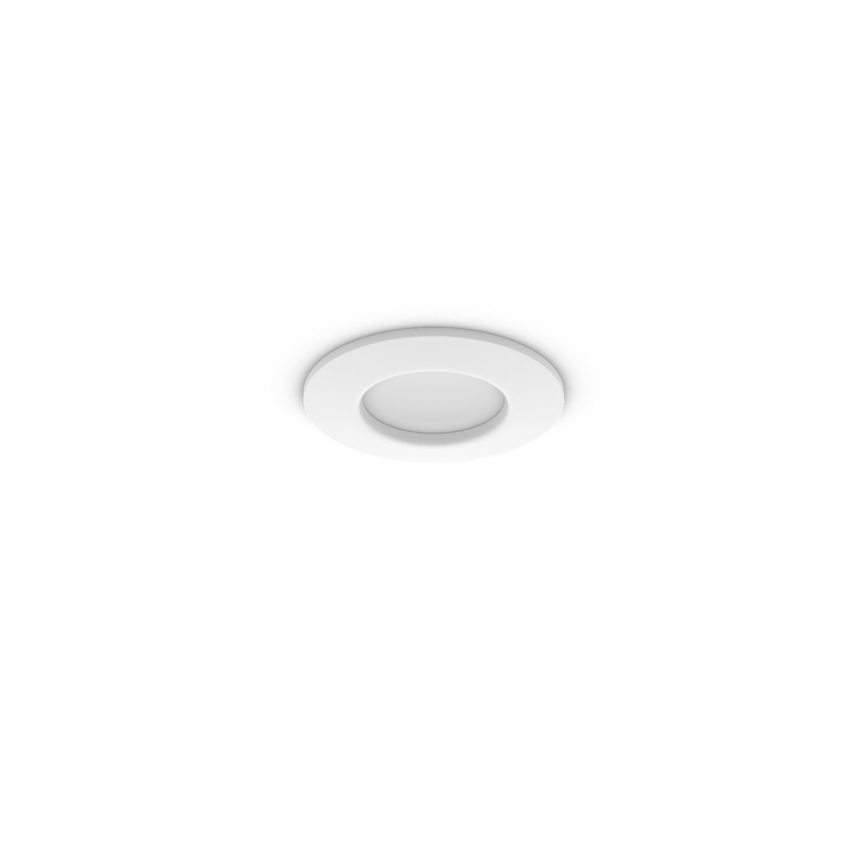 Philips - Hue SLIM RGBW Dimmable Bathroom Recessed Downlight, 8.3W/230V, 1000-20000K, White, IP44