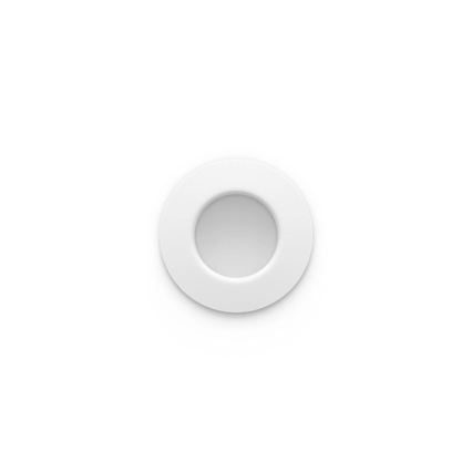 Philips - Hue SLIM RGBW Dimmable Bathroom Recessed Downlight, 8.3W/230V, 1000-20000K, White, IP44
