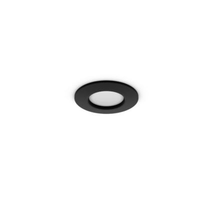 Philips - LED RGBW Dimmable Bathroom Recessed Downlight Hue SLIM LED/8,3W/230V 1000-20000K Black P44