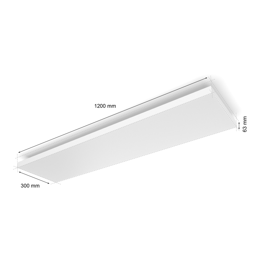 Philips - LED RGBW Dimmable ceiling light Hue DATURA LED/67W/230V 2000-6500K