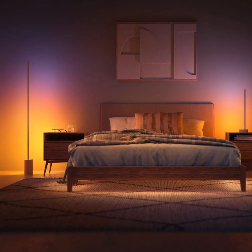 Philips - LED RGBW Dimmable floor lamp Hue SIGNE LED/29W/230V 2000-6500K beige