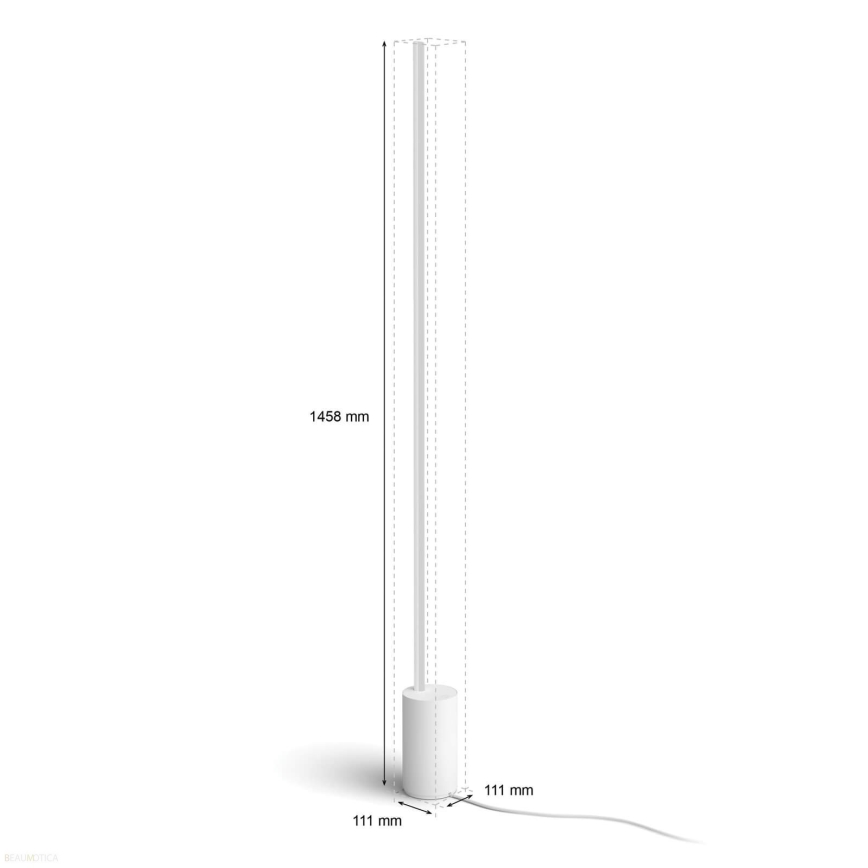 Philips - LED RGBW Dimmable floor lamp Hue SIGNE LED/29W/230V 2000-6500K white