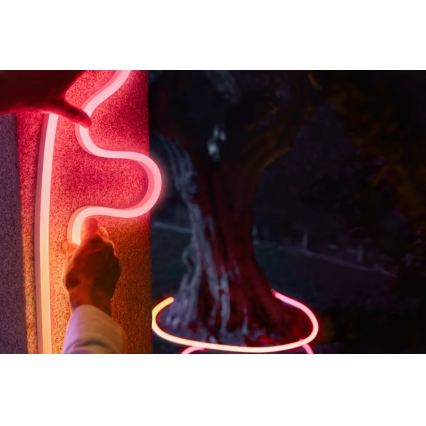 Philips - Hue NEON 5m RGBW Dimmable Outdoor LED Strip 30W/230V 2200-6500K IP67