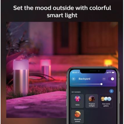 Philips - LED RGBW Dimmable outdoor lamp Hue CALLA LED/8W/230V IP44