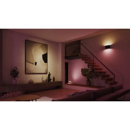 Philips - LED RGBW Dimmable outdoor wall light Hue DYMERA 2xLED/10,2W/230V 2000-6500K IP44