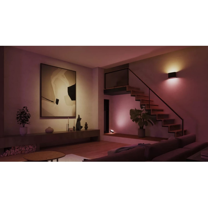 Philips - LED RGBW Dimmable outdoor wall light Hue DYMERA 2xLED/10,2W/230V 2000-6500K IP44