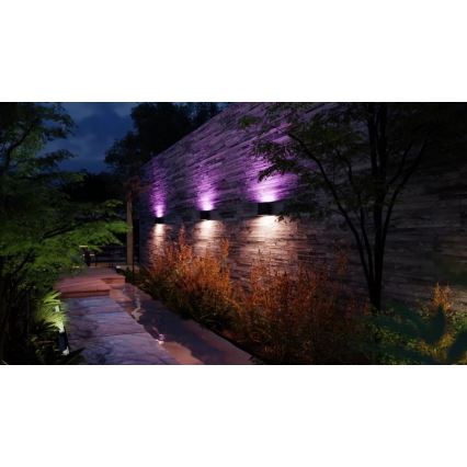 Philips - LED RGBW Dimmable outdoor wall light Hue DYMERA 2xLED/10,2W/230V 2000-6500K IP44