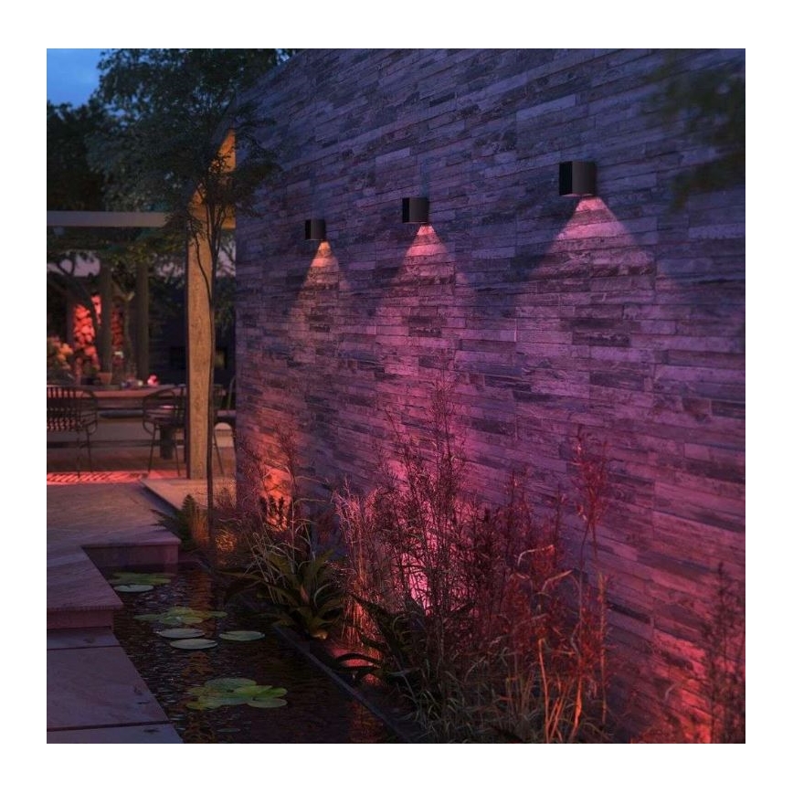 Philips - LED RGBW Dimmable outdoor wall light Hue RESONATE LED/8W/230V 2000–6500K IP44