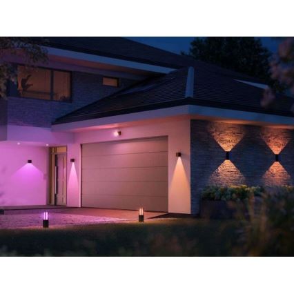 Philips - LED RGBW Dimmable outdoor wall light Hue RESONATE LED/8W/230V 2000–6500K IP44
