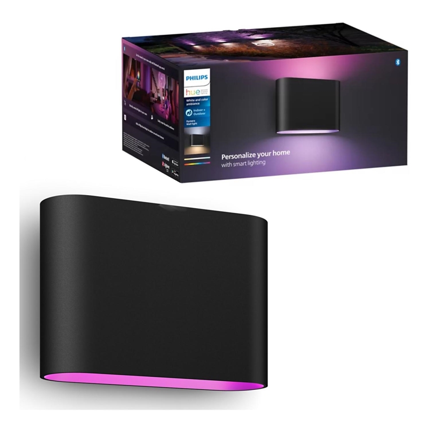 Philips - LED RGBW Dimmable outdoor wall light Hue DYMERA 2xLED/10,2W/230V 2000-6500K IP44