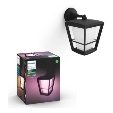 Philips - LED RGBW Dimmable outdoor wall light Hue ECONIC LED/15W/230V 2000-6500K IP44