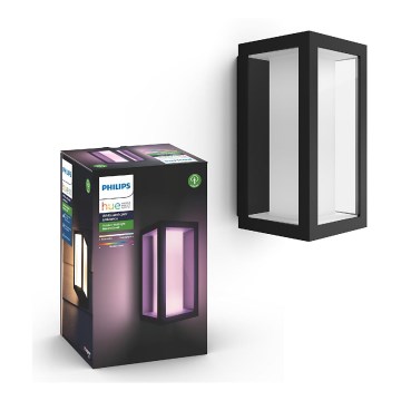 Philips - LED RGBW Dimmable outdoor wall light Hue IMPRESS 2xLED/8W/230V 2000-6500K IP44