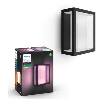 Philips - LED RGBW Dimmable outdoor wall light Hue IMPRESS 2xLED/8W/230V IP44