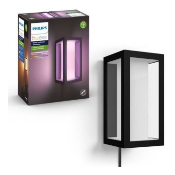Philips - LED RGBW Dimmable outdoor wall light Hue IMPRESS 2xLED/8W/24V 2000-6500K IP44