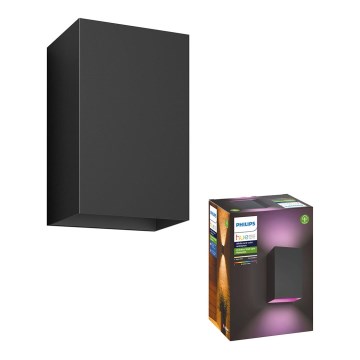 Philips - LED RGBW Dimmable outdoor wall light Hue RESONATE 2xLED/8W/230V 2000-6500K IP44