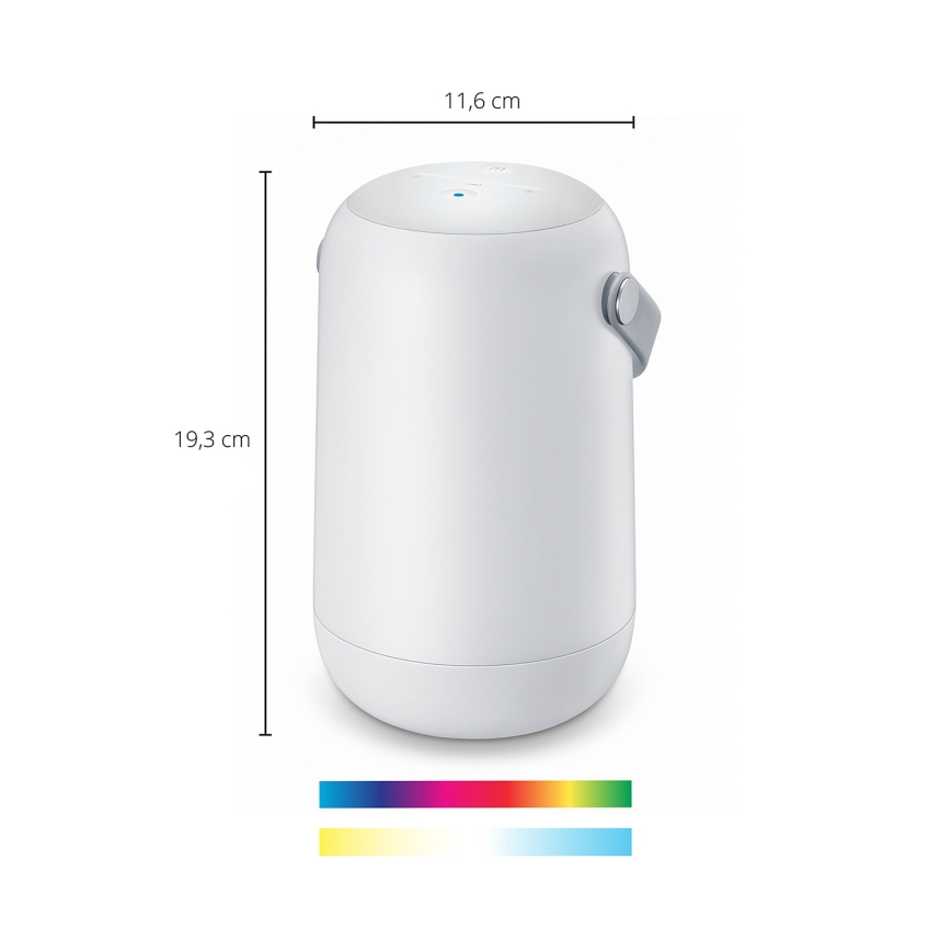 Philips - LED RGBW Dimmable Portable Touch Table Lamp Smart LED/13.5W/3.6V 2200-6500K Wi-Fi 1800 mAh