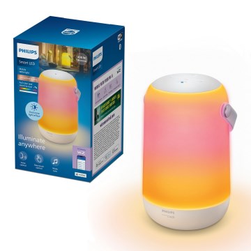 Philips - LED RGBW Dimmable Portable Touch Table Lamp Smart LED/13.5W/3.6V 2200-6500K Wi-Fi 1800 mAh