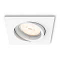 Philips - LED RGBW Dimmable recessed ceiling light DONEGAL 1xGU10/4,8W/230V + remote control
