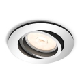 Philips - LED RGBW Dimmable recessed downlight DONEGAL 1xGU10/4,8W/230V + remote control