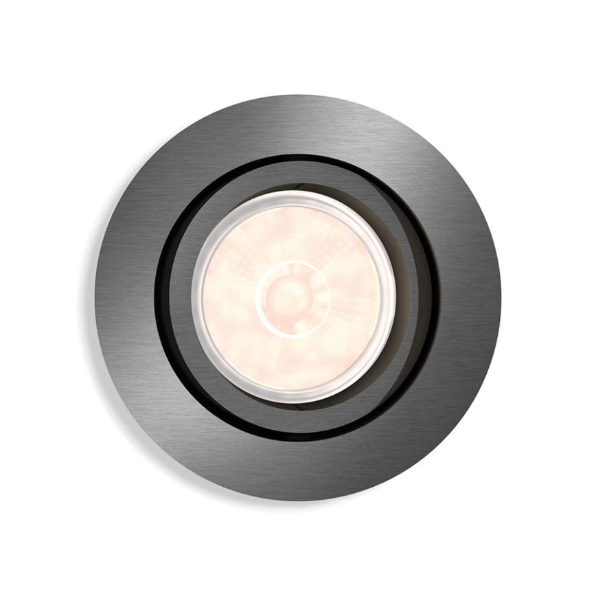 Philips - LED RGBW Dimmable recessed downlight DONEGAL 1xGU10/4.8W/230V + remote control