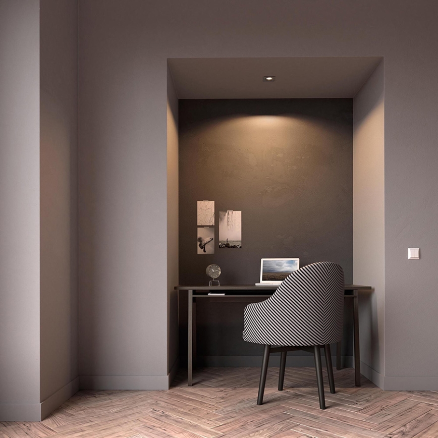 Philips - LED RGBW Dimmable Recessed Downlight DONEGAL 1xGU10/4.8W/230V + remote control