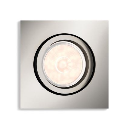 Philips - LED RGBW Dimmable Recessed Downlight DONEGAL 1xGU10/4.8W/230V + remote control