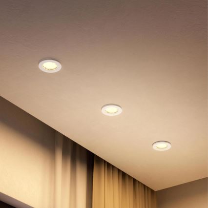 Philips - LED RGBW Dimmable recessed downlight PERIDOT 1xGU10/6,5W/230V 2700-6500K white