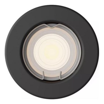 Philips - LED RGBW Dimmable recessed downlight PERIDOT 1xGU10/6W/230V black + remote control