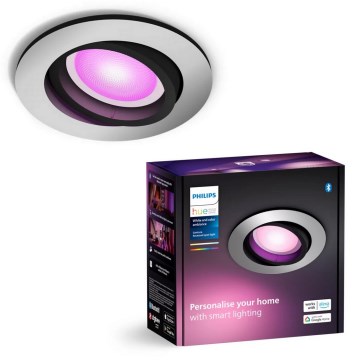 Philips - LED RGBW Dimmable recessed light Hue CENTURA 1xGU10/4,2W/230V 2000-6500K
