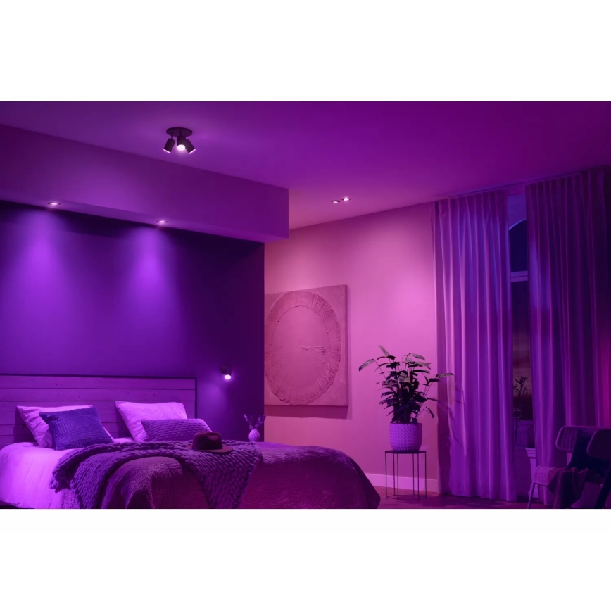Philips - LED RGBW Dimmable recessed light Hue CENTURA 1xGU10/4,2W/230V 2000-6500K